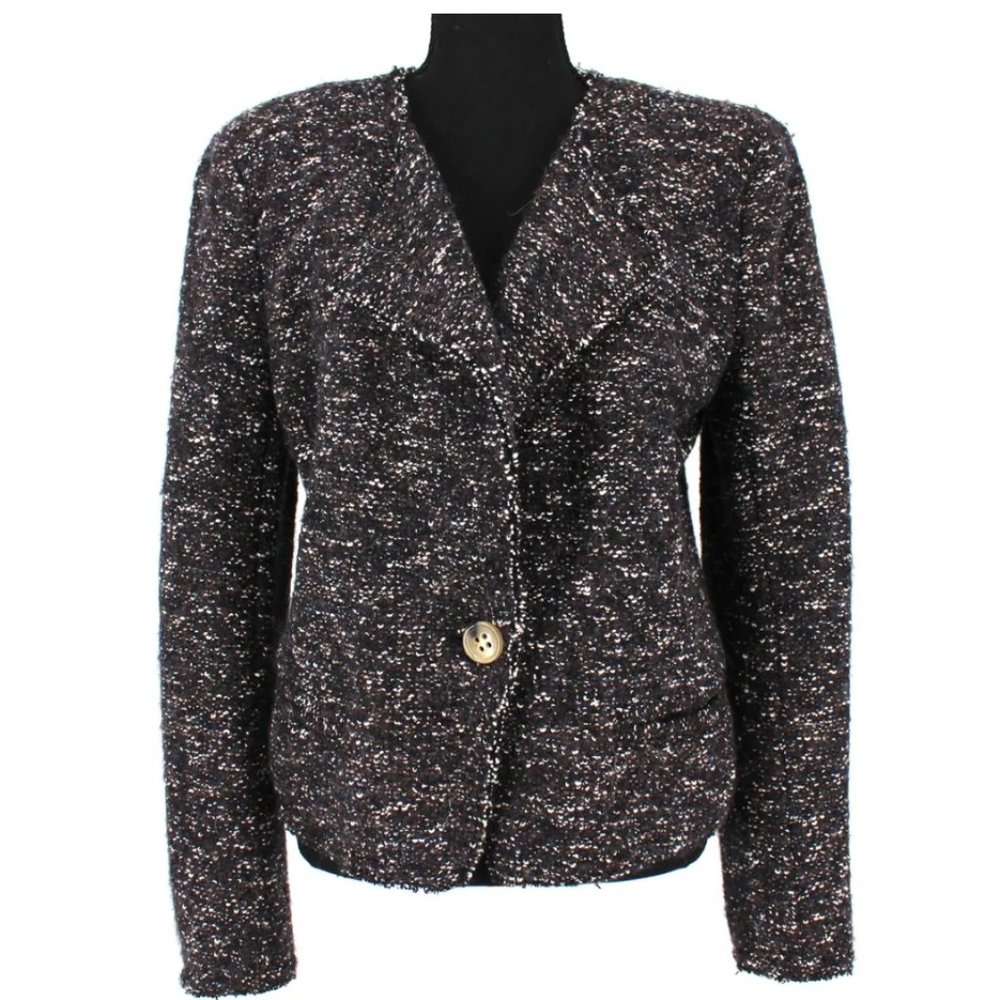 Isabel Marant Etoile Gray Tweed Jacket, 44